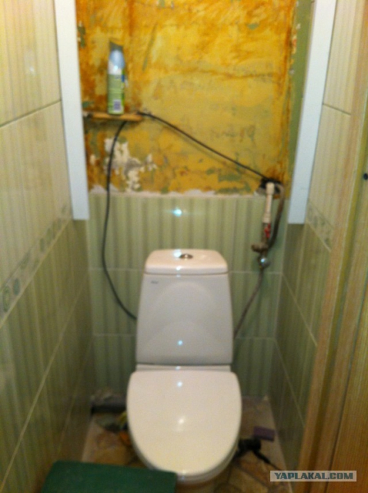 Пошаговый фотоотчет ремонта туалета в хрущевке своими руками (20 фото)