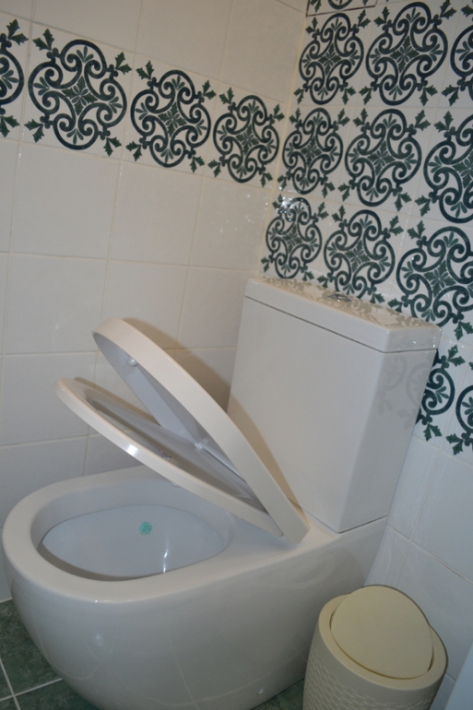 Дизайн туалета 2 кв.м. с раковиной и гигиеническим душем, подвесными потолками и стиральной машиной