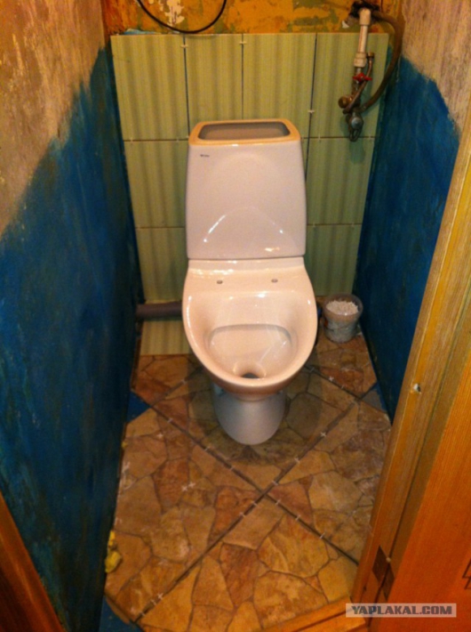 Пошаговый фотоотчет ремонта туалета в хрущевке своими руками (20 фото)